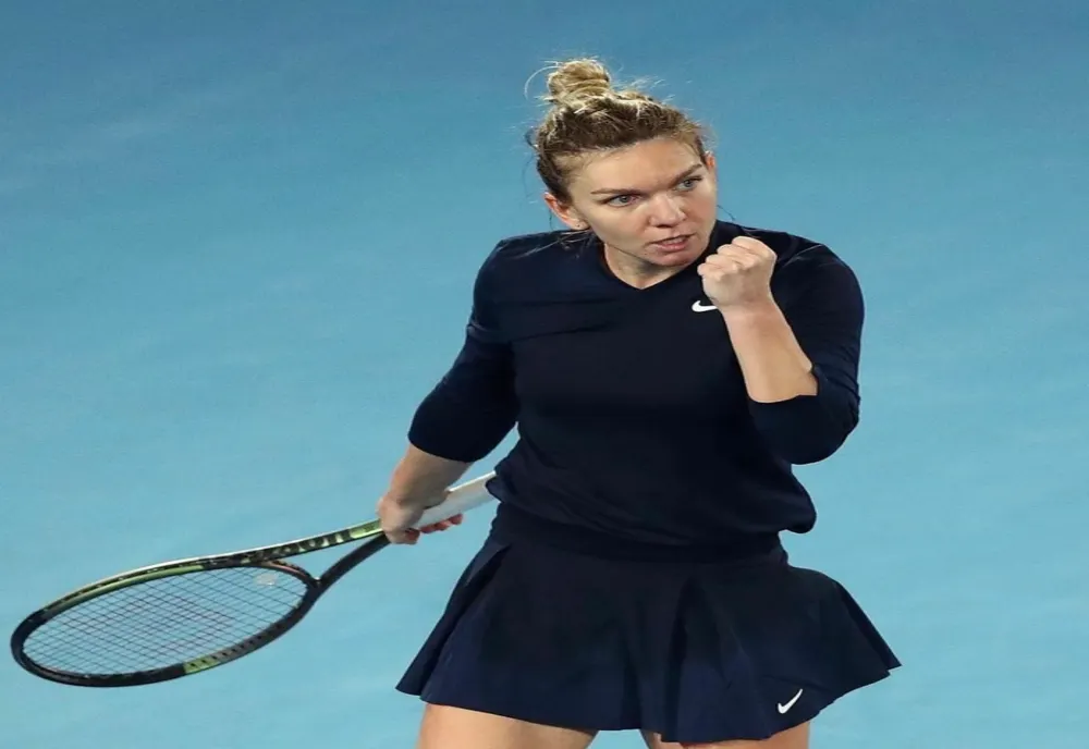 Simona Halep, nervoasă şi nesigură: E dificil primul meci. Sper ca zi de zi să joc mai bine