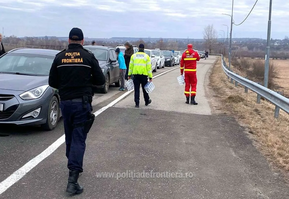 Poliţia de Frontieră: 13.769 de cetăţeni ucraineni au intrat în ţară luni, în scădere cu 4,8 % faţă de ziua precedentă