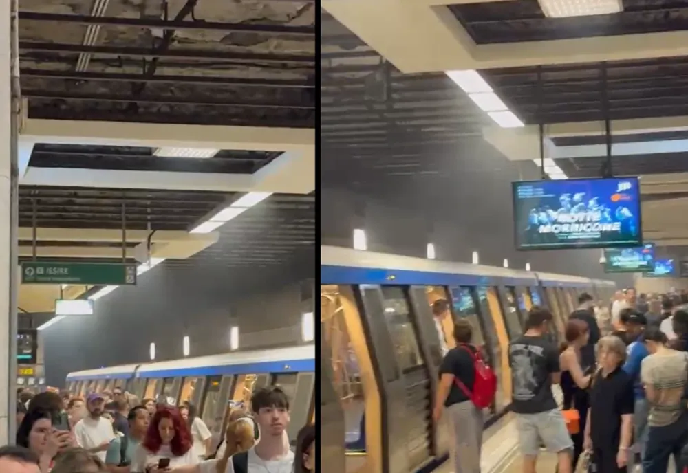 Panică la metroul din București: fum și miros puternic de ars la Piața Unirii 2 - VIDEO