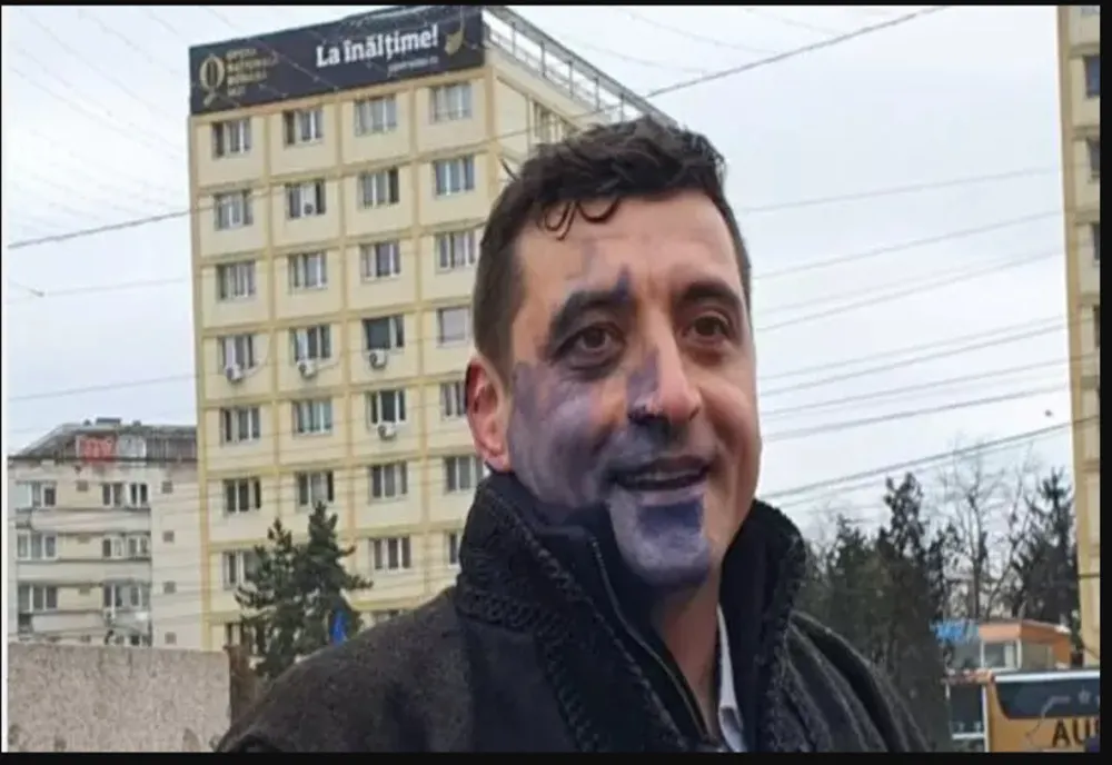 Bărbatul care l-a stropit cu cerneală pe George Simion: Dacă poliţia nu ar fi intervenit, aș fi fost linşat. Am fost lovit