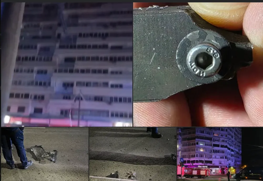  Dronă explodată la Galați | Martor: A lovit casa liftului, s-a prăbușit pe acoperiș și a explodat